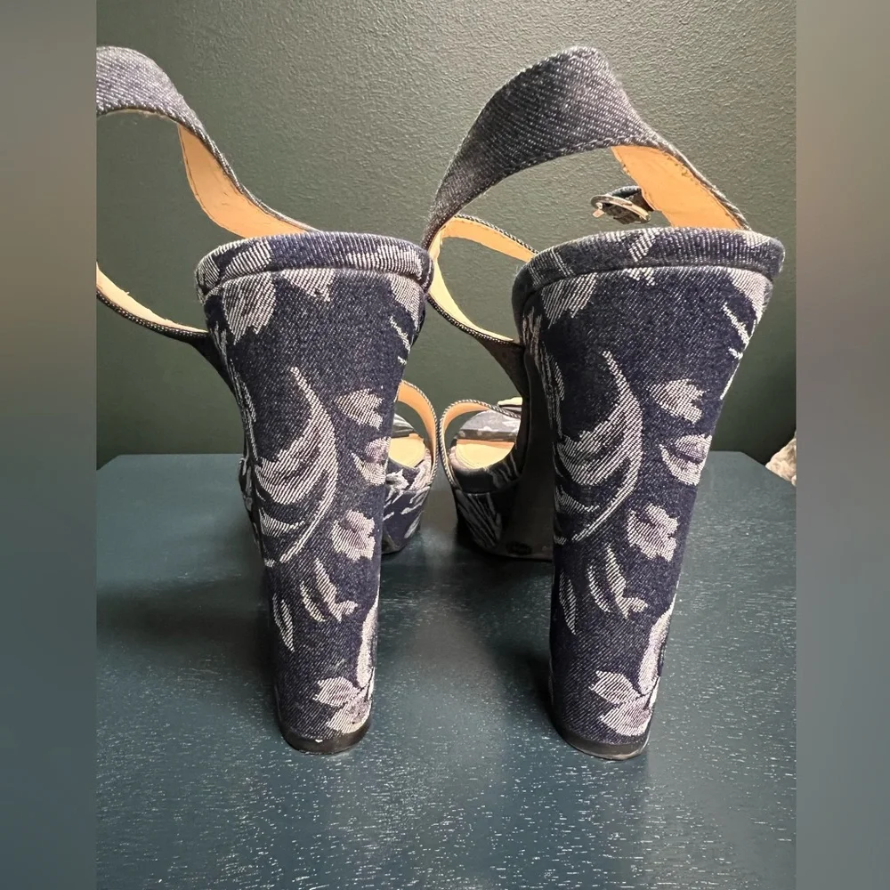 Jessica Simpson floral Heels - Picture 2 of 7